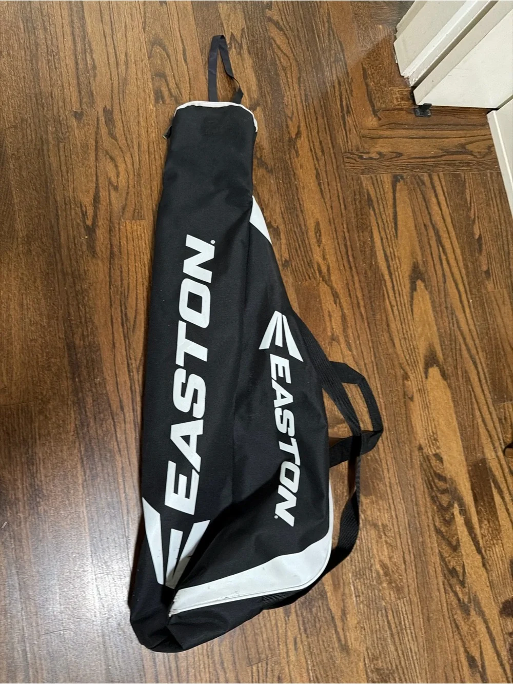 Easton Black and White Duffel-Style Baseball Bat Bag